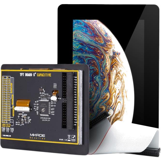 【MIKROE-3980】GRAPHIC DISPLAY TFT RGB 5"