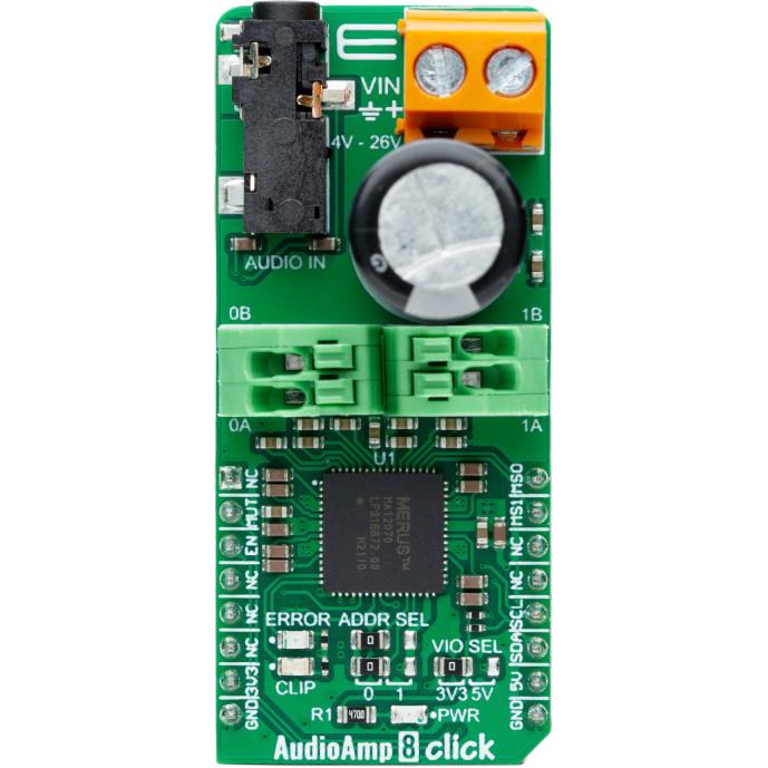 【MIKROE-4812】AUDIOAMP 8 CLICK