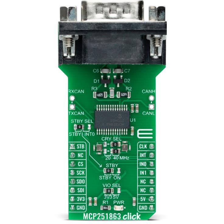 【MIKROE-4955】MCP251863 CLICK