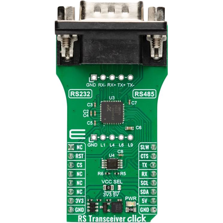 RS TRANSCEIVER CLICK【MIKROE-5746】