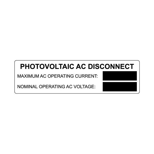 METAL SOLAR PLACARD ENGRAV 1=PC【596-00859】