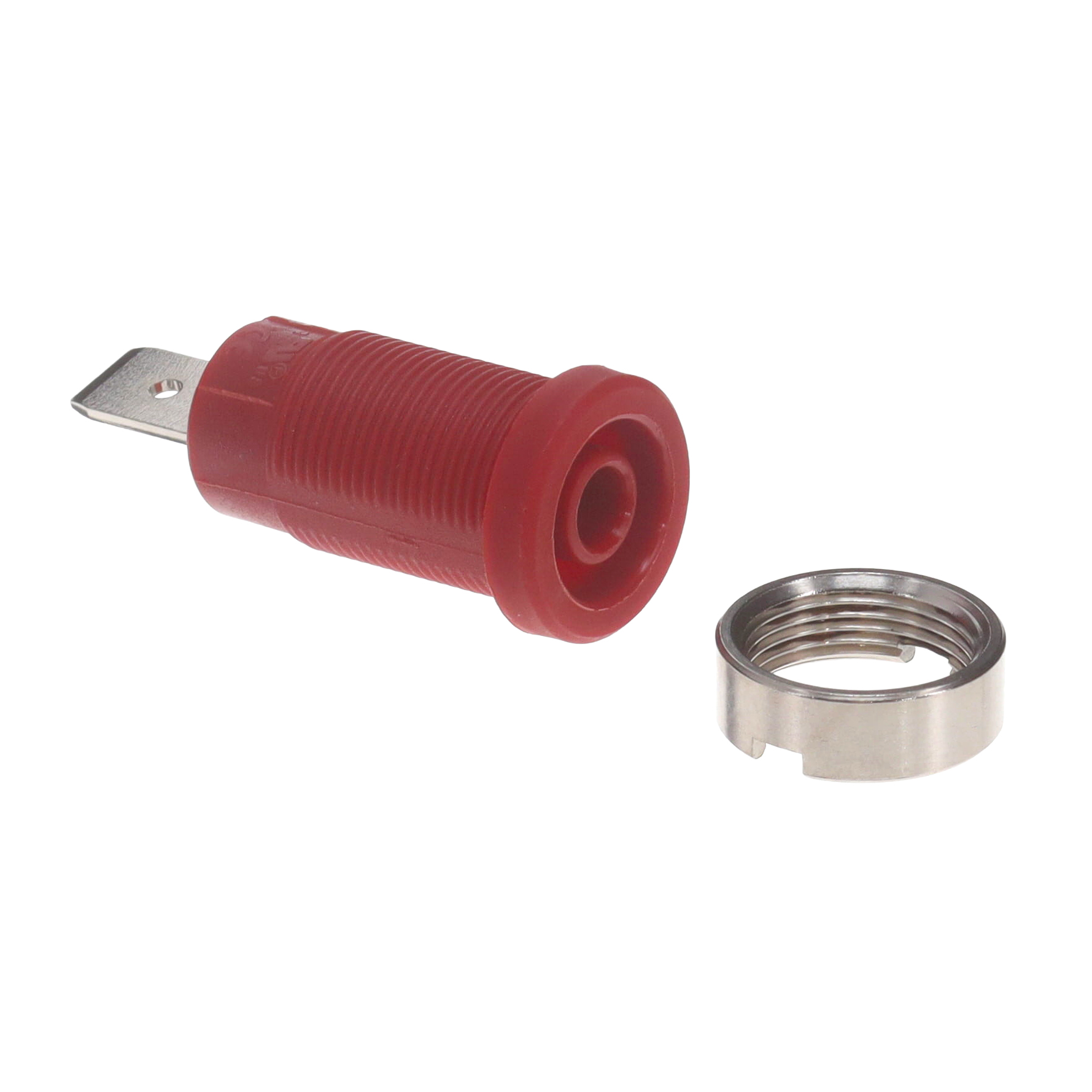 【CT4397-02-2】4MM SHEATHED JACK, 6.4MM QUICK-C
