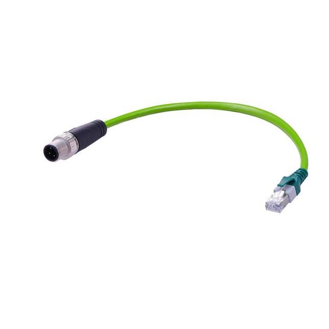 【0948C868025075】M12 D-COD 4-POL ST M-RJ45 PUR TY