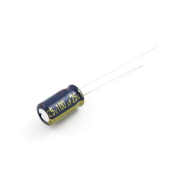 【00096】CAP ALUM 100UF 25V RADIAL TH