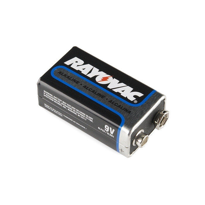 【10218】BATTERY ALKALINE 9V