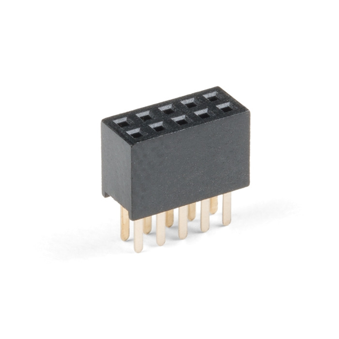 【15363】HEADER - 2X5 PIN (FEMALE, 1.27MM