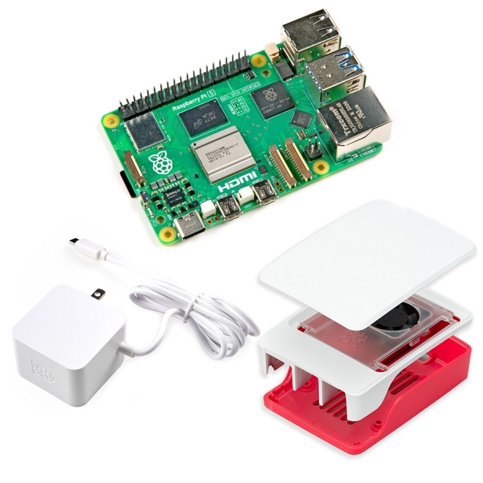 RASPBERRY PI 5 ESSENTIAL KIT - 4【23781】