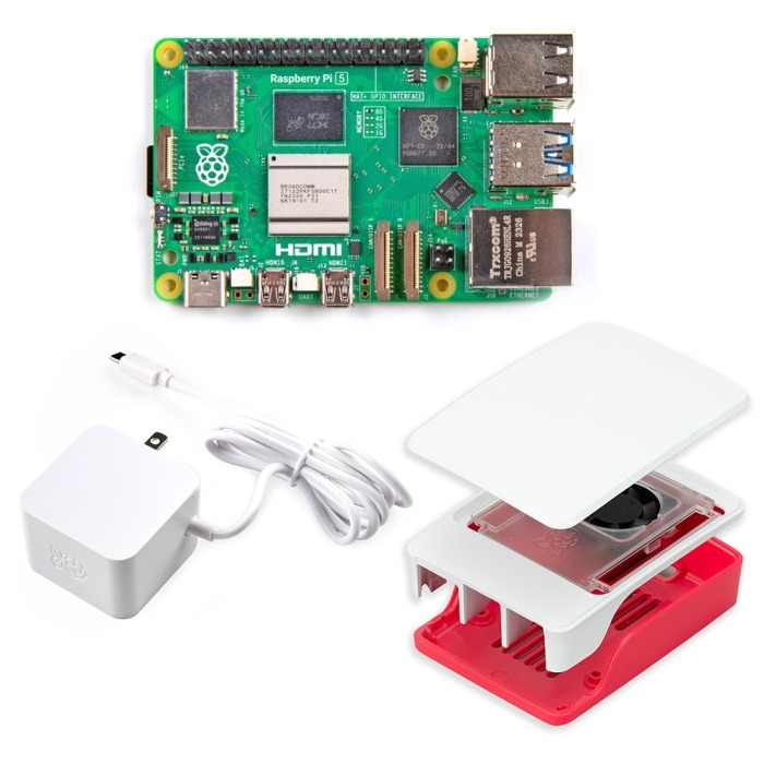 RASPBERRY PI 5 ESSENTIAL KIT - 8【23782】