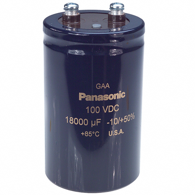 【EEG-A2A183GKE】CAP ALUM 18000UF 20% 100V SCREW