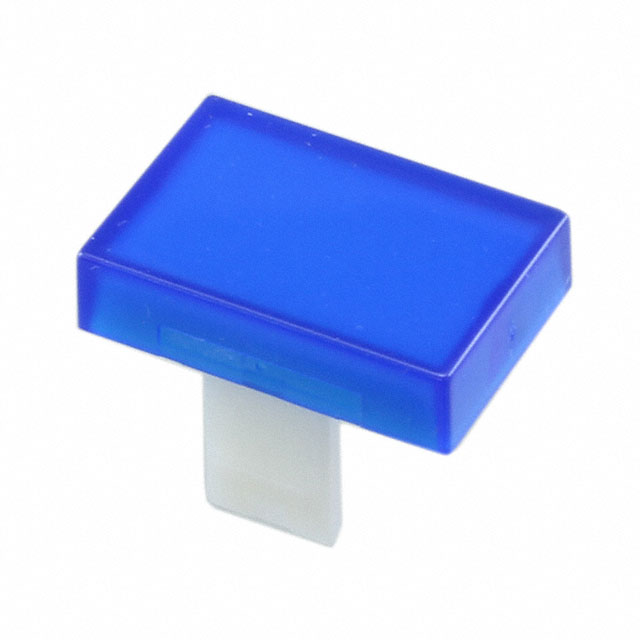 【01-982.6】CAP PUSHBUTTON RECTANGLE BLUE