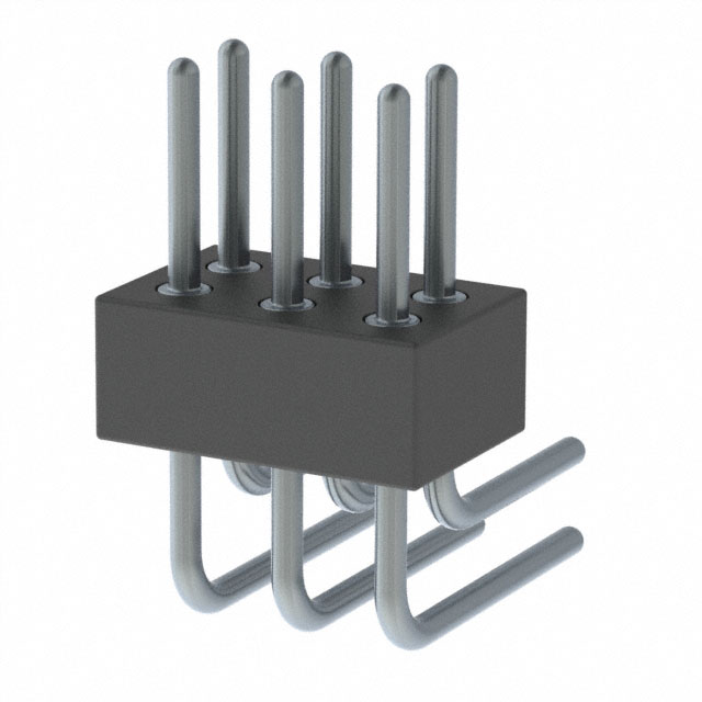 【852-90-006-20-001000】CONN HEADER R/A 6POS 1.27MM