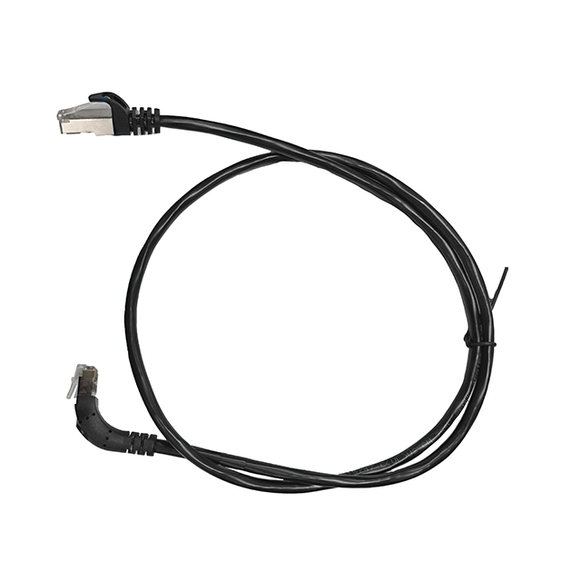【RJE1Y12A5395A401】RJ CABLE ASSEMBLY, BLACK, CAT5E,