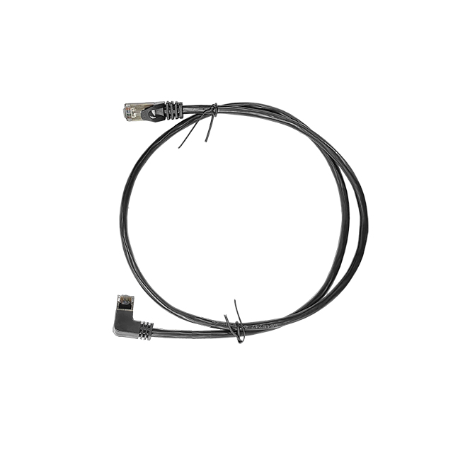 【RJE1Y22A53D5G401】RJ CABLE ASSEMBLY, BLACK, CAT6,