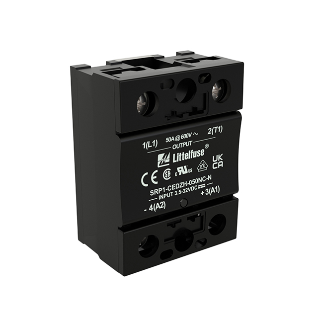 【SRP1-CEDZH-050NC-N】SSR HP ECO, 1X50A/660VAC ZC, DC