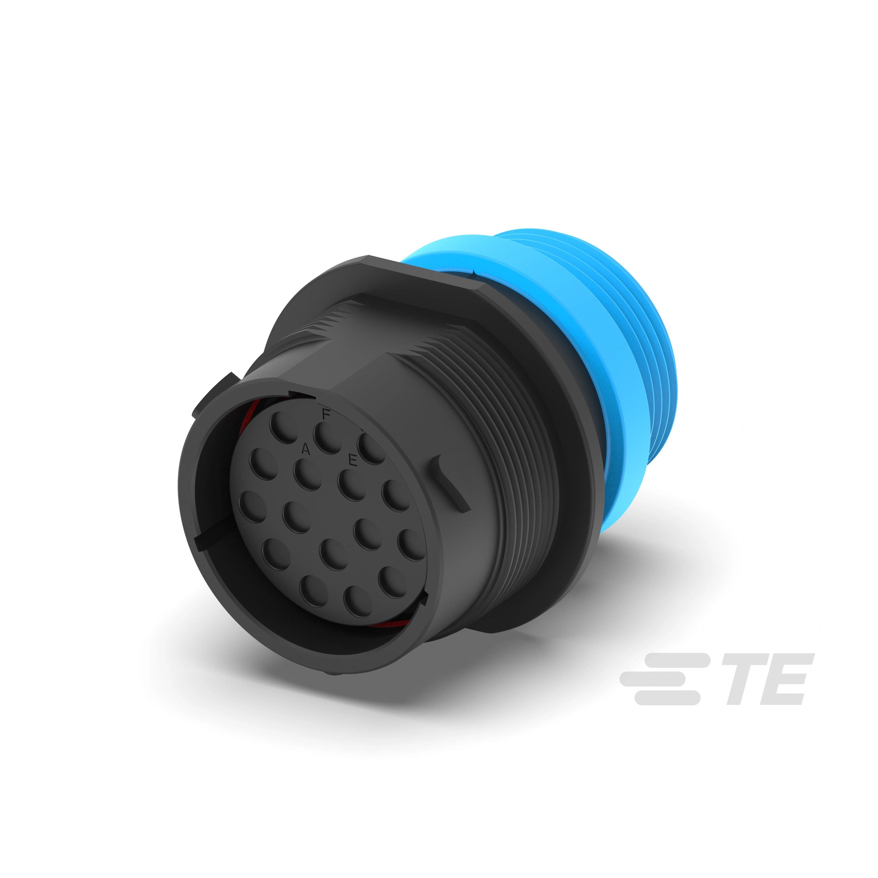 【HDP24-24-16SE-L015】REC, 16P, BLK, E, THD, 12, S
