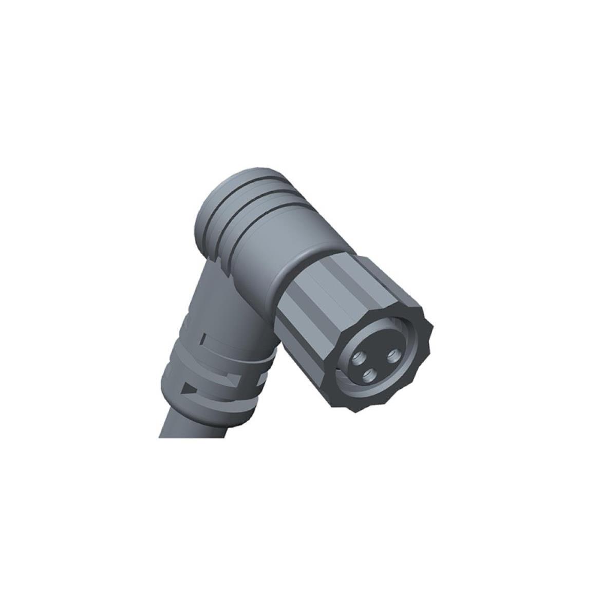 M SERIES, M8, A CODE, PLASTIC, 3【8P-04AFFM-SR7A04】