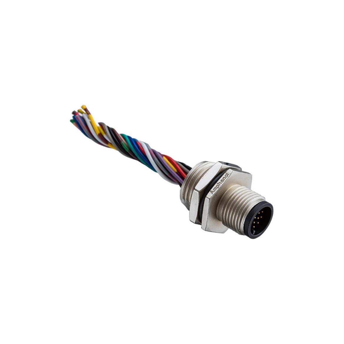 【M12A-08PMMS-SH8CA0】M SERIES, M12, A CODE, METAL, 2A