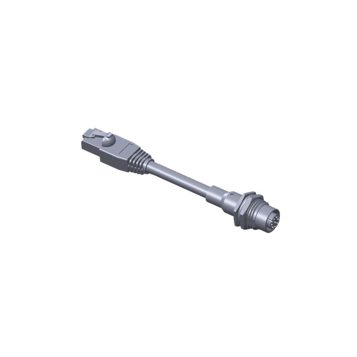 【MSAS-08PFFJ-SF8C05】M SERIES, M12, A CODE, METAL, 2A