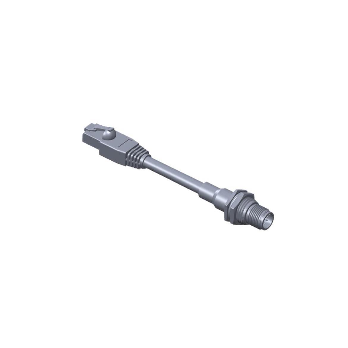M SERIES, M12, A CODE, METAL, 2A【MSAS-08PMMJ-SF8A04】