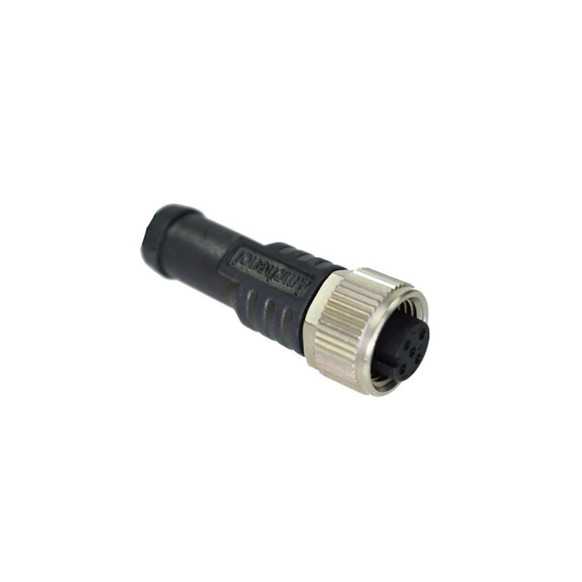 【MSAS-12BFFM-SL8D25】M SERIES, M12, A CODE, METAL, 1.