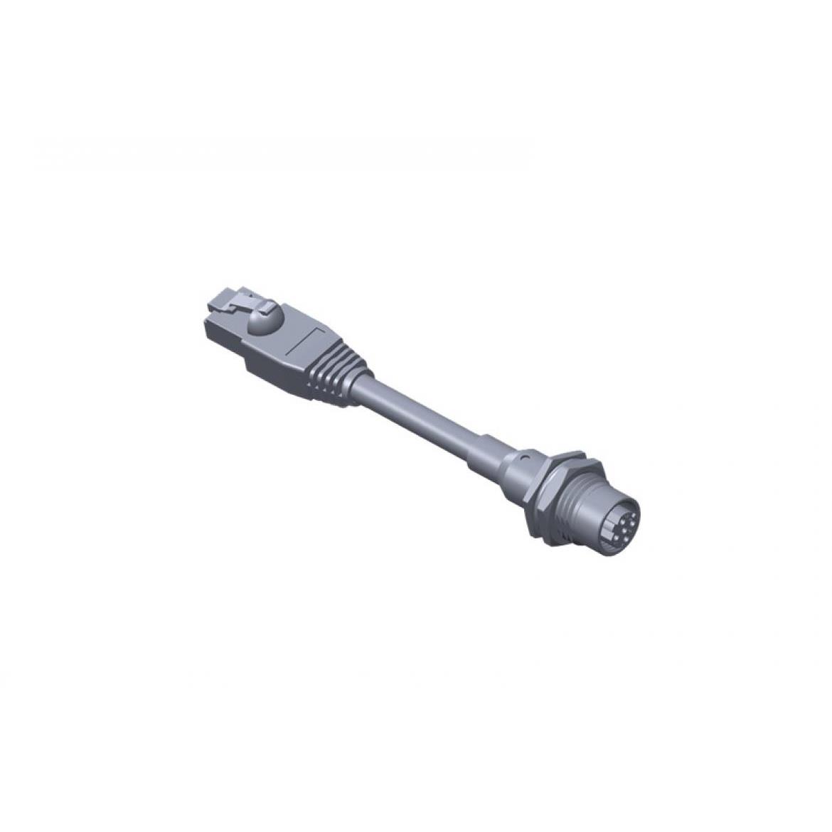 M SERIES, M12, D CODE, METAL, 3A【MSDS-04PFFJ-SF8C03】