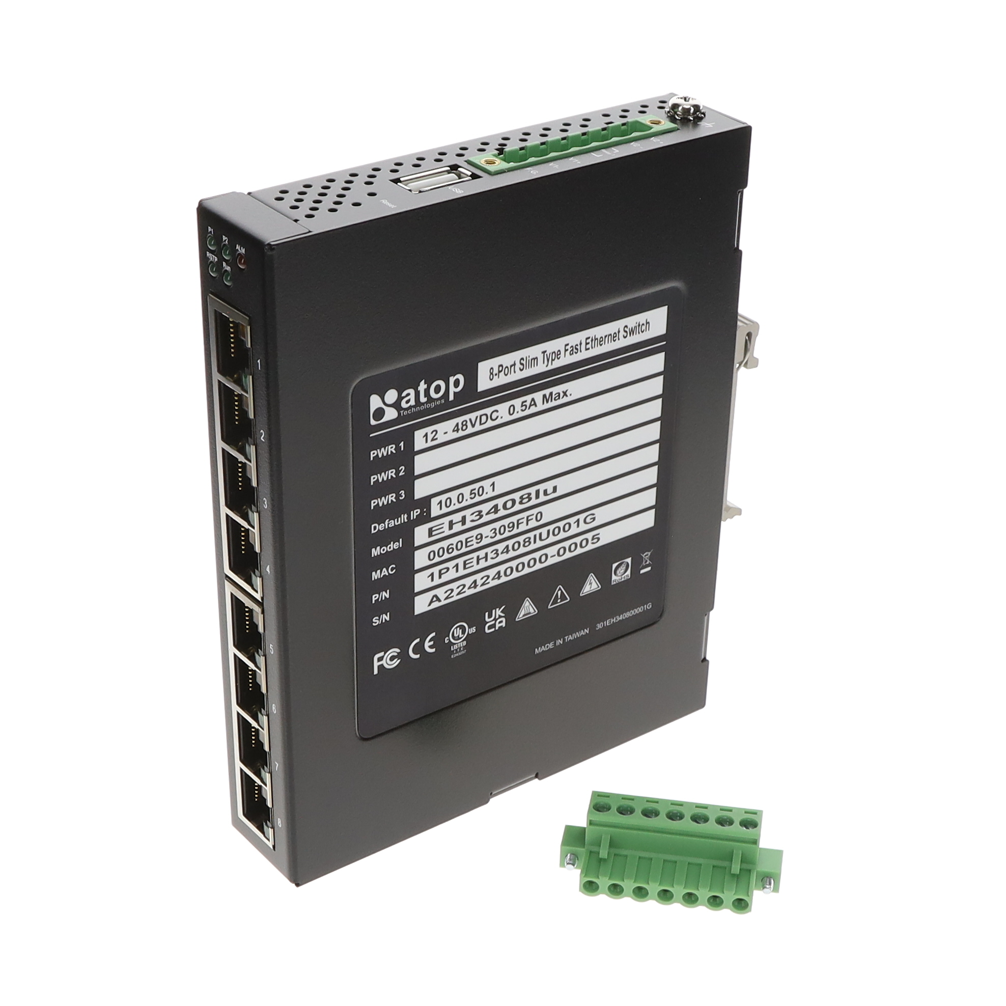 【EH3408IU】8-PORT LITE-MANAGED SLIM SWITCH,