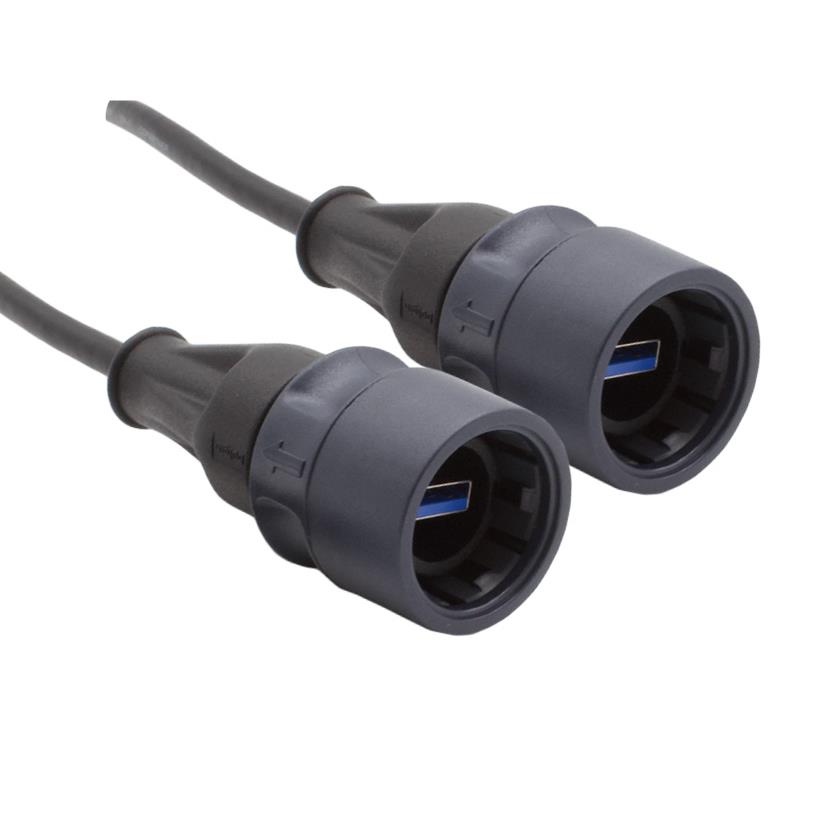 【PXP6041/AA3/5M00】PLASTIC BODY OVERMOULDED USB CAB