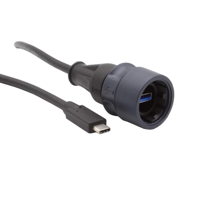 【PXP6040/AC/5M00】PLASTIC BODY OVERMOULDED USB CAB