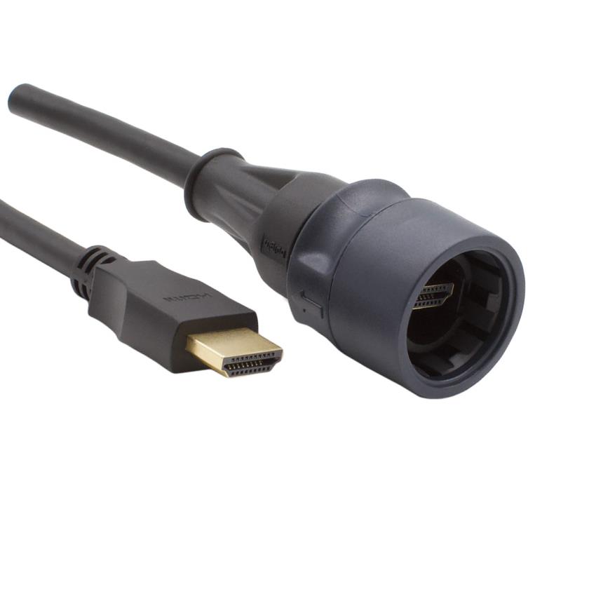 【PXP6060/5M00】PLASTIC BODY OVERMOULDED HDMI CA