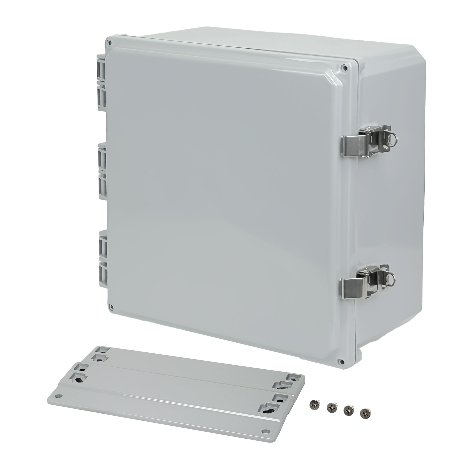 ENCL PC HINGED W LATCH 12X12X6【H121206HFLL】