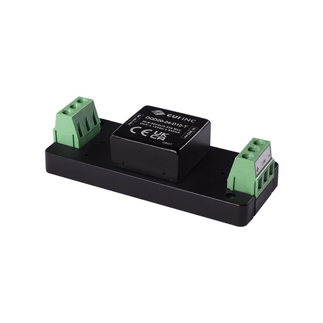【DQD20-24-S12-T】DC-DC, ISOLATED, 20 W, 9~36 VDC