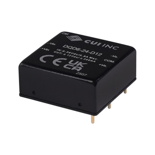 【DQD6-24-S15】DC-DC, ISOLATED, 6 W, 9~36 VDC I