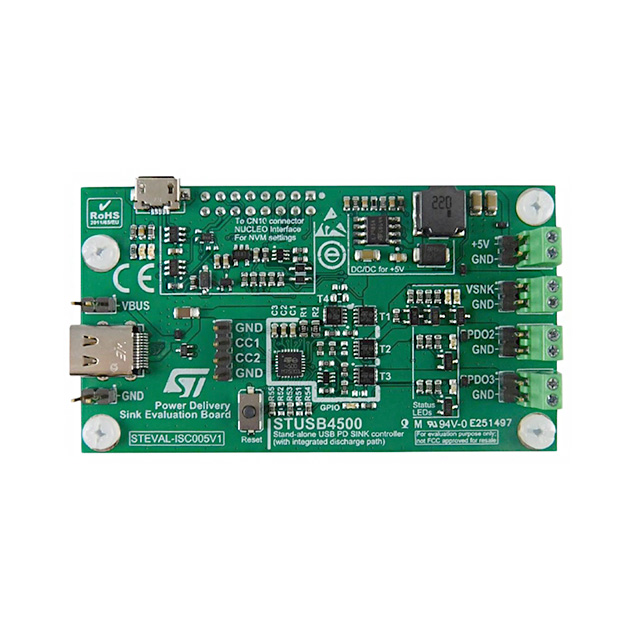 EVAL BOARD FOR STUSB4500【STEVAL-ISC005V1】