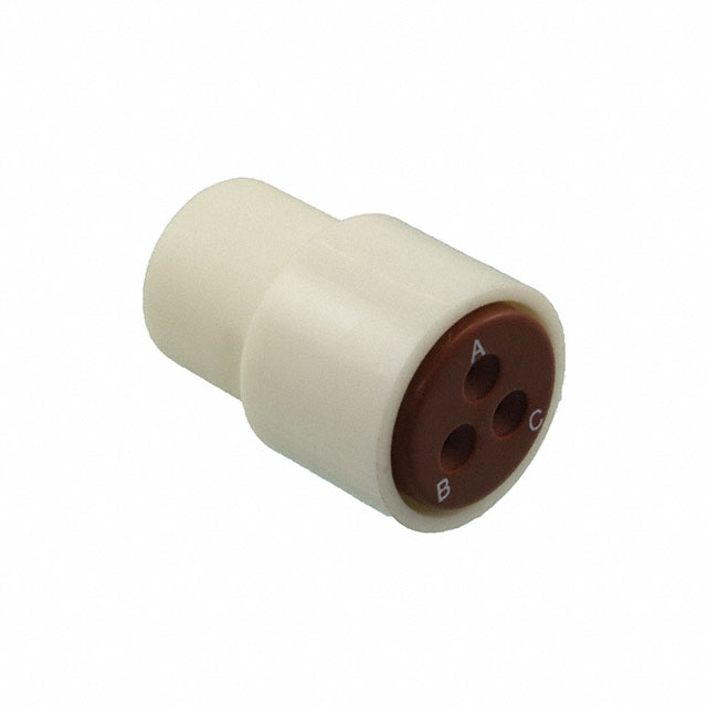 【SJS816210】CONN RCPT HSNG MALE 3POS INLINE