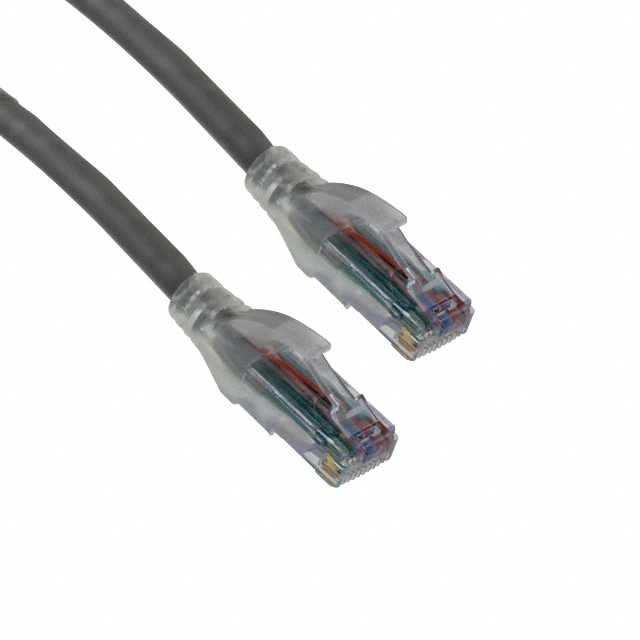 【C601108015】PATCHCORD BCAT6+ CMR GRY 15FT