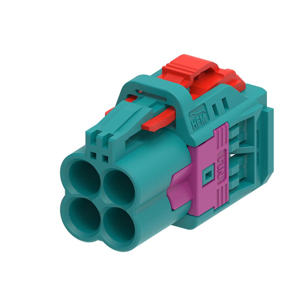 HFM QUAD JACK HSG ASM W/CPA - KE【2079118430】