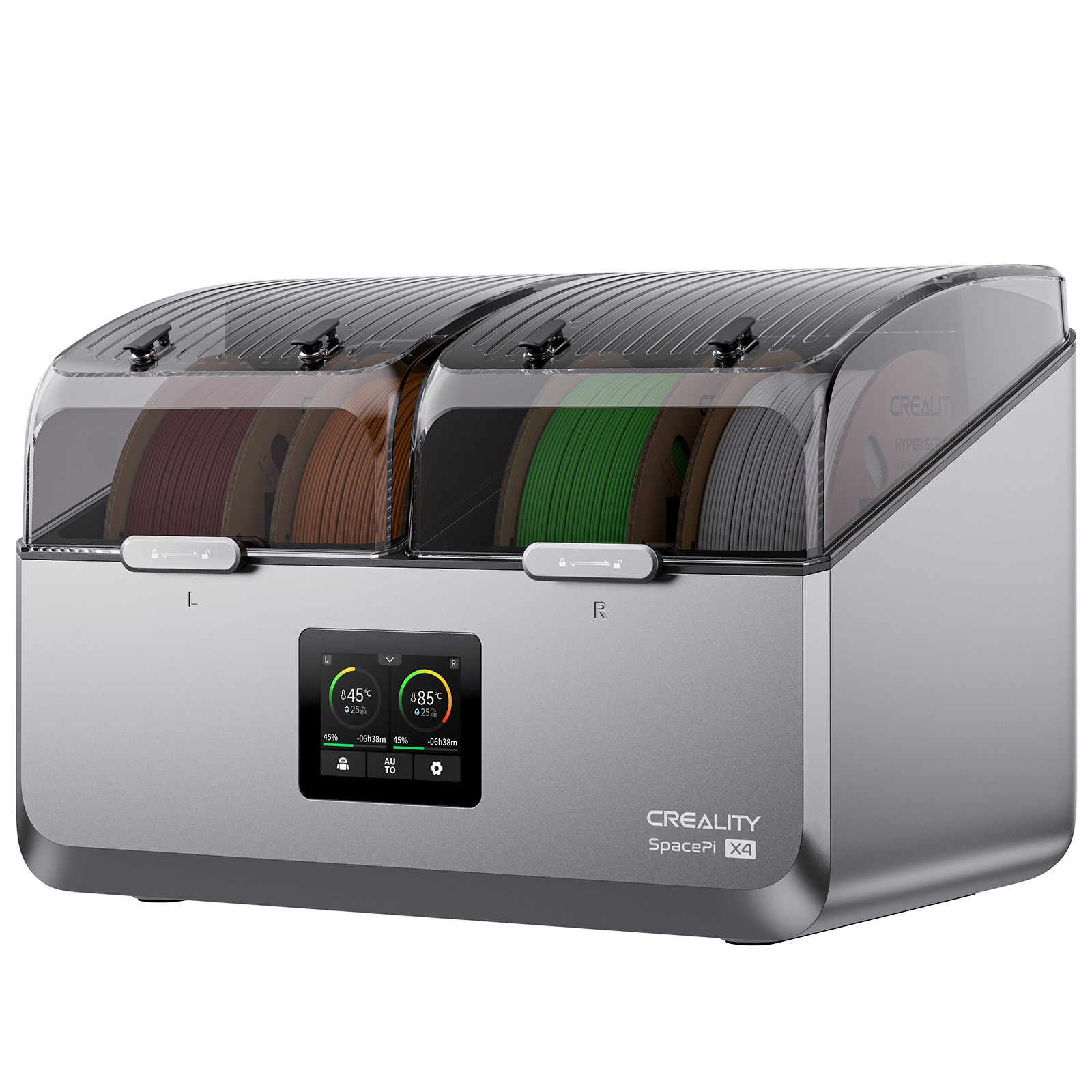 【CREALITY SPACEPI X4 FILAMENT DRYER】DRY MORECREATE MORE4 SPOOLS
