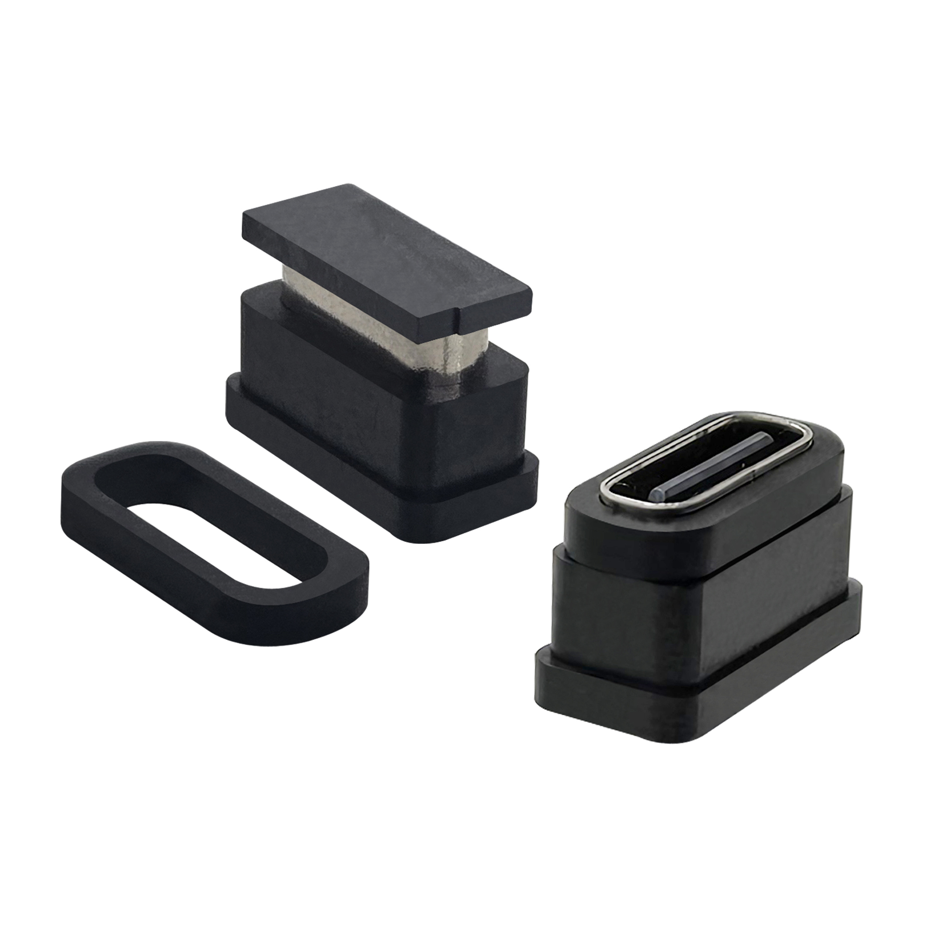 CONN RECEPT USB TYPE C 6-PIN VER【KUSBV67X-TH-CS-6-BTR】