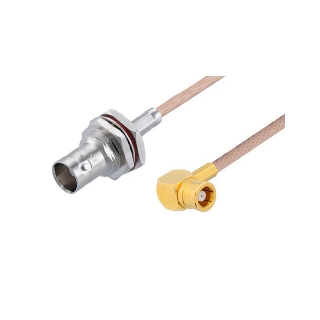 【PE3C8183-72】75 OHM BNC FEMALE BULKHEAD TO 75