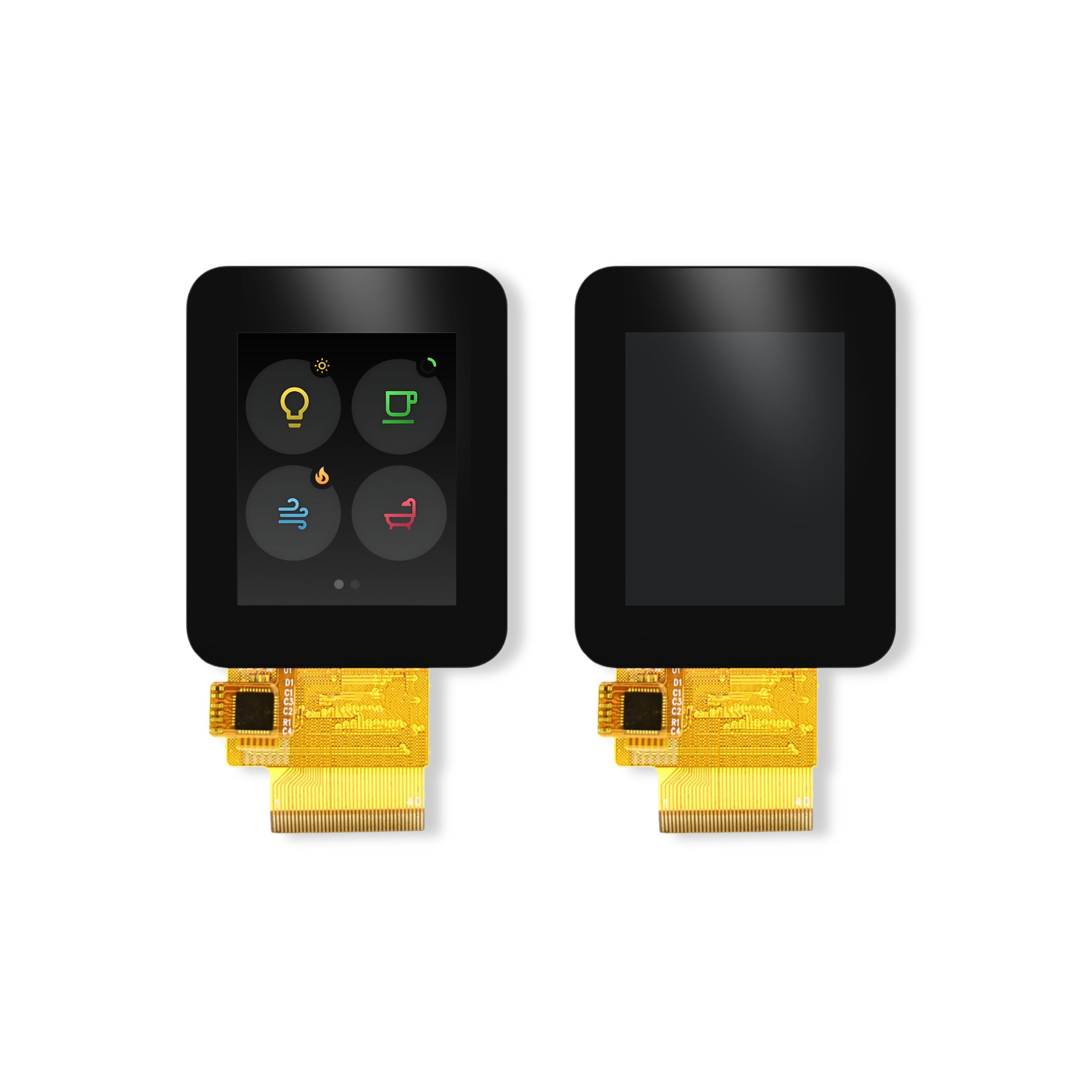 1.77 IPS TFT-LCD, CAPACITIVE TOU【4DLCD-177-128-160-CT-NM-635-M/S】