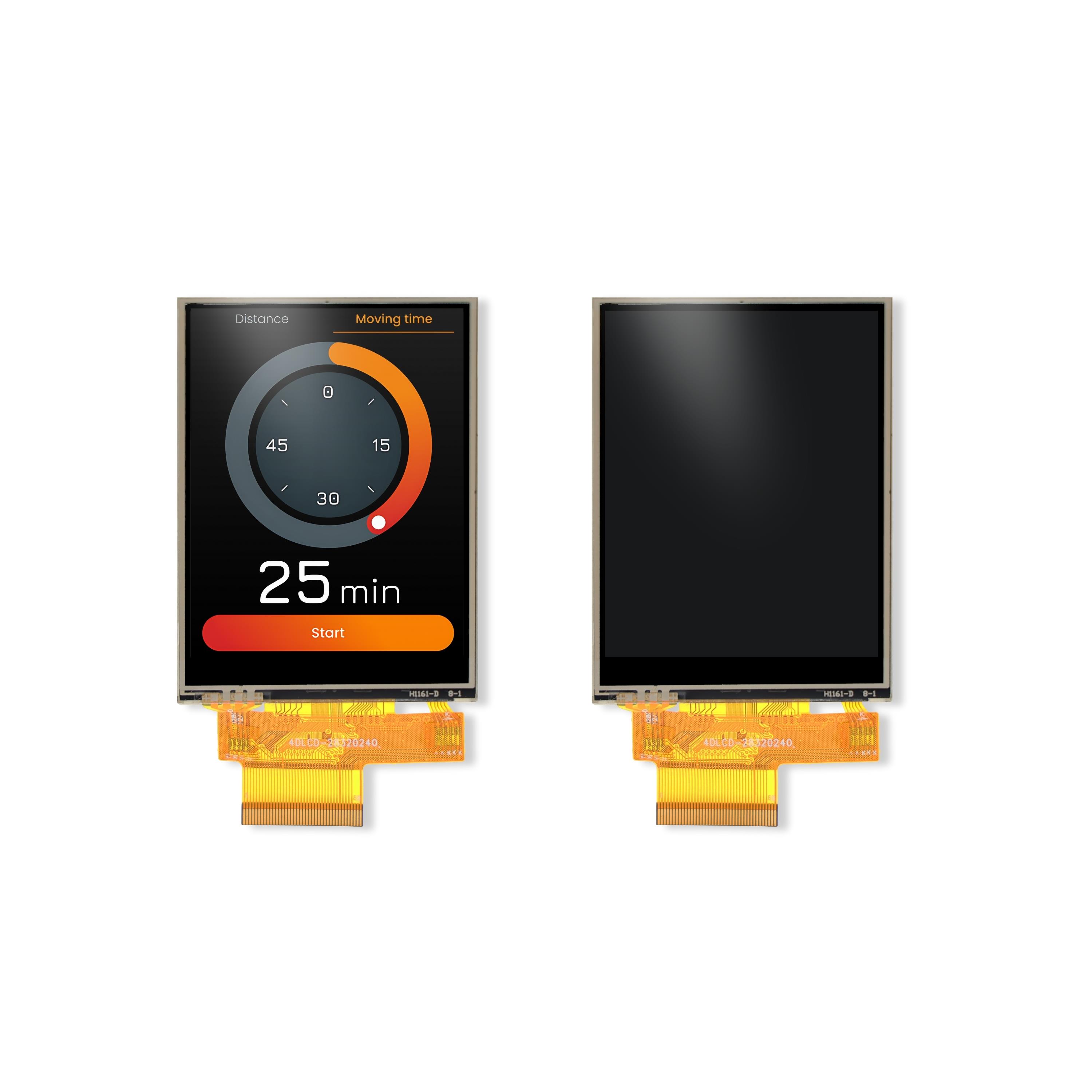 2.8 TFT-LCD, RESISTIVE TOUCH【4DLCD-28-240-320-RT-NM-140-M8/M16】