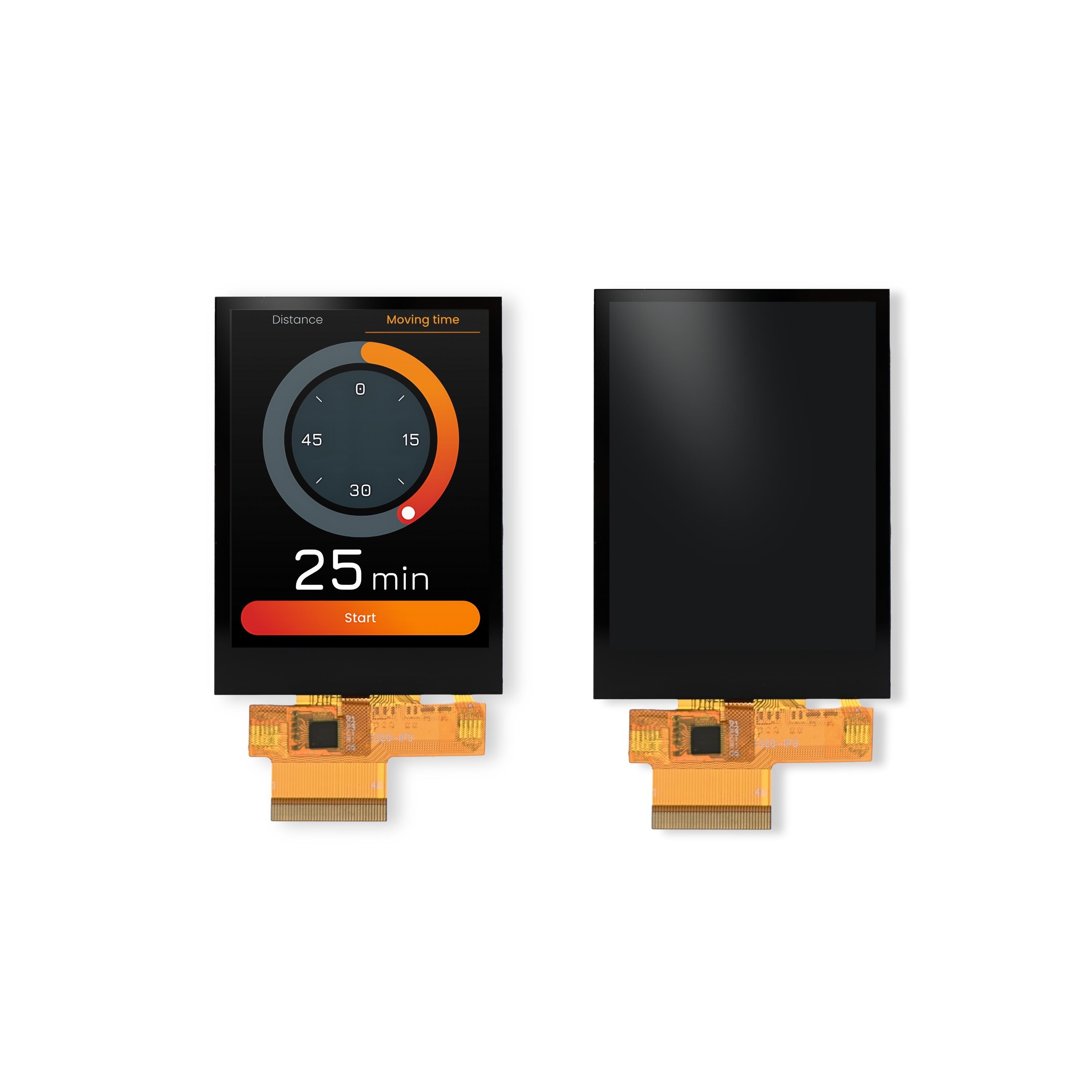 2.8 IPS TFT-LCD, RESISTIVE TOUCH【4DLCD-28-240-320-RT-NM-170-M16/S】