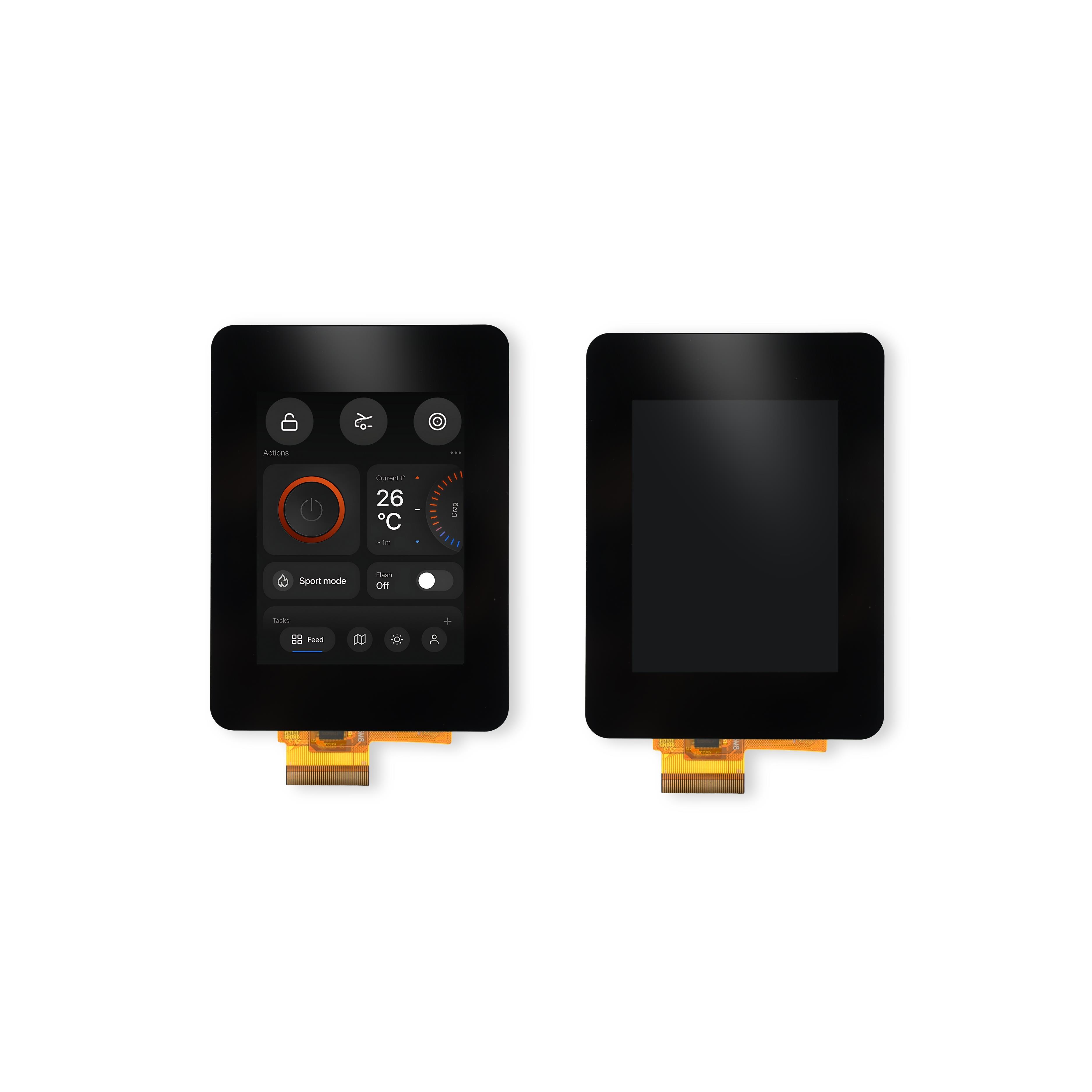 3.2 IPS TFT-LCD, NON TOUCH WITH【4DLCD-32-320-240-NT-CLB-160-M16/S】