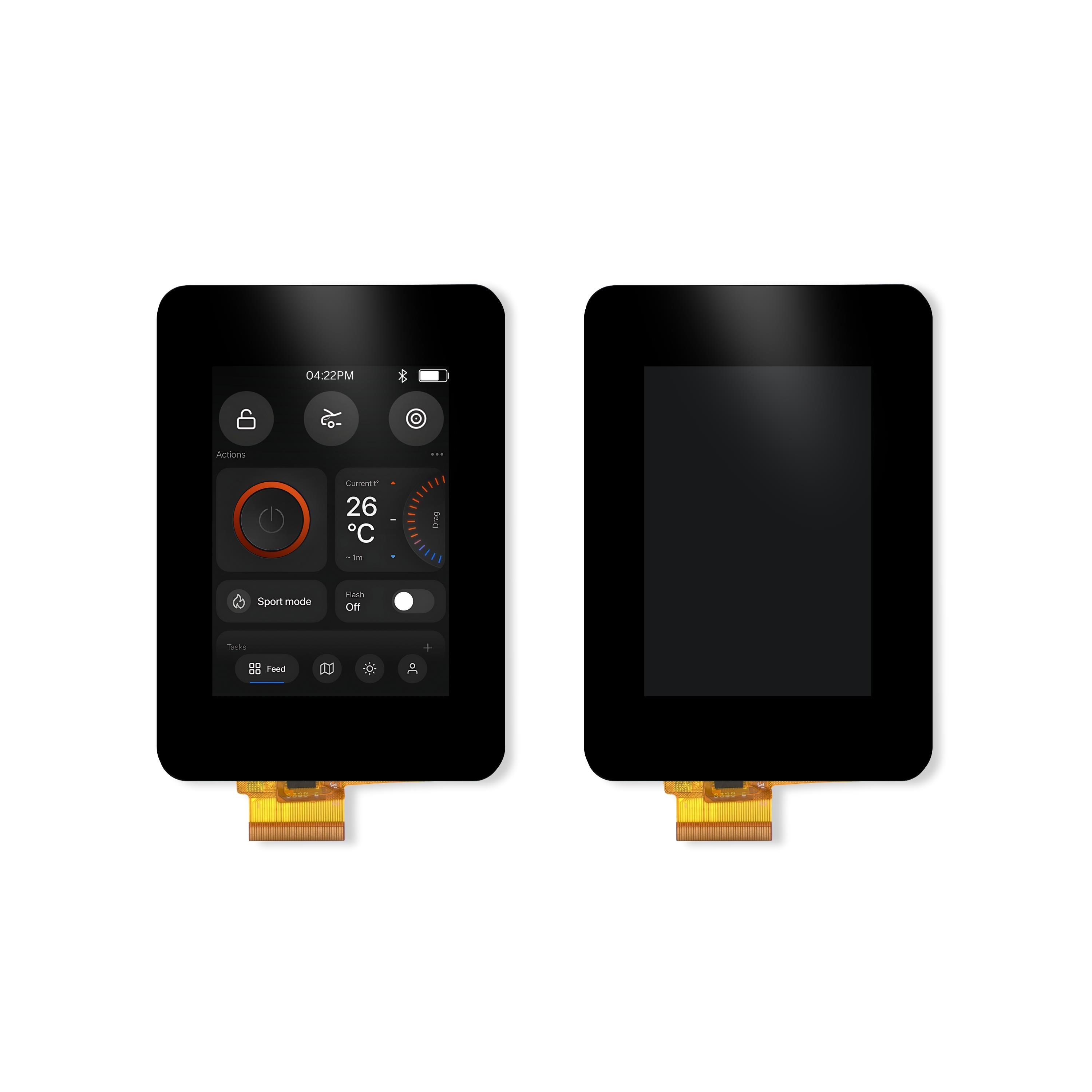 3.5 IPS TFT-LCD, CAPACITIVE TOUC【4DLCD-35-320-480-CT-CLB-315-M16/S】