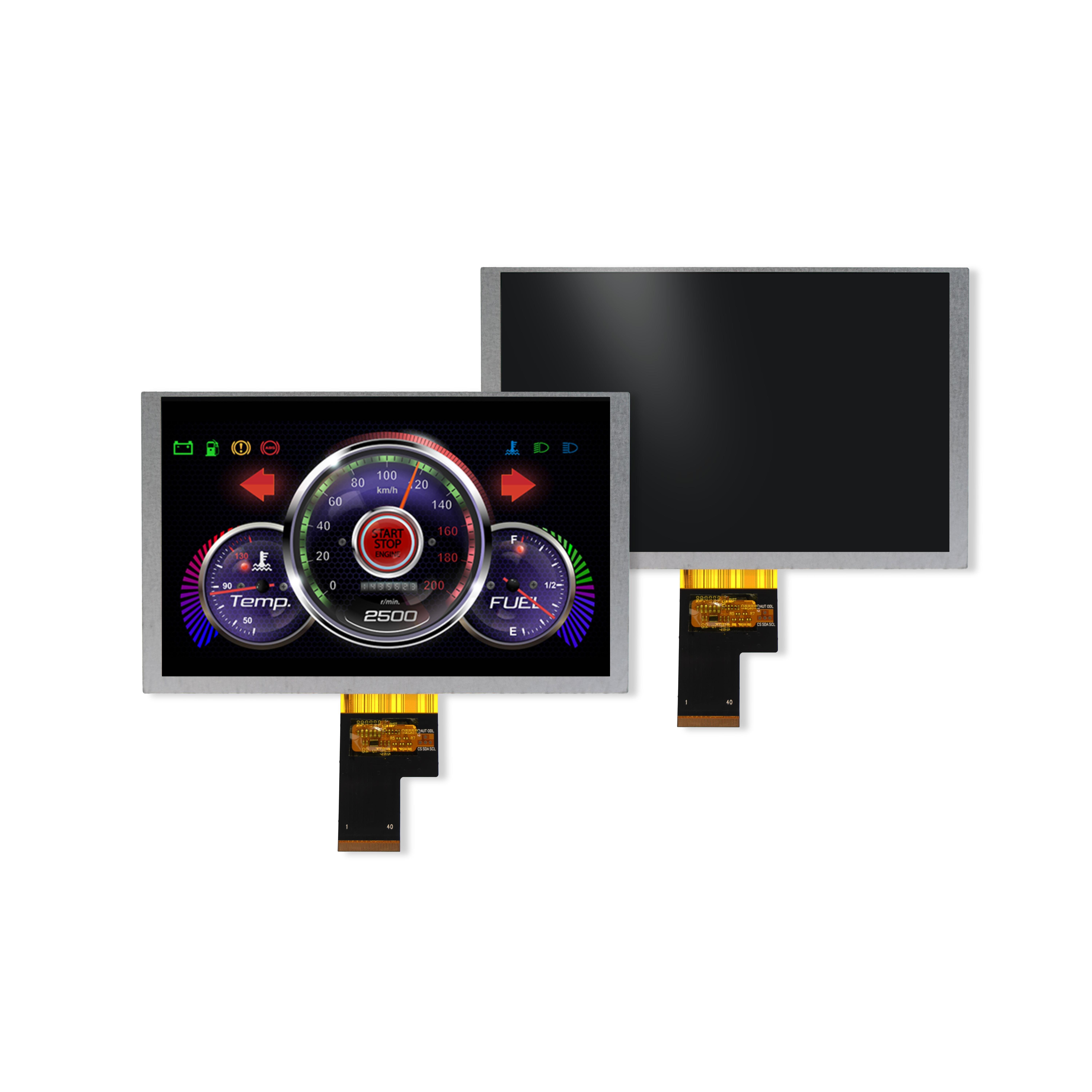 【4DLCD-68-800-480-NT-NM-500-R】6.8  IPS TFT-LCD, NON TOUCH