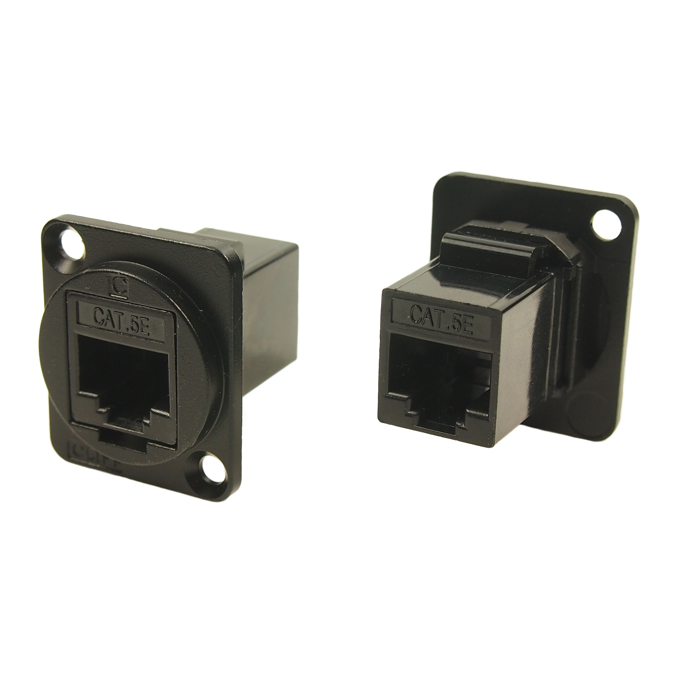 【CP30220MB】FT BLACK METAL CAT5E RJ45 CSK