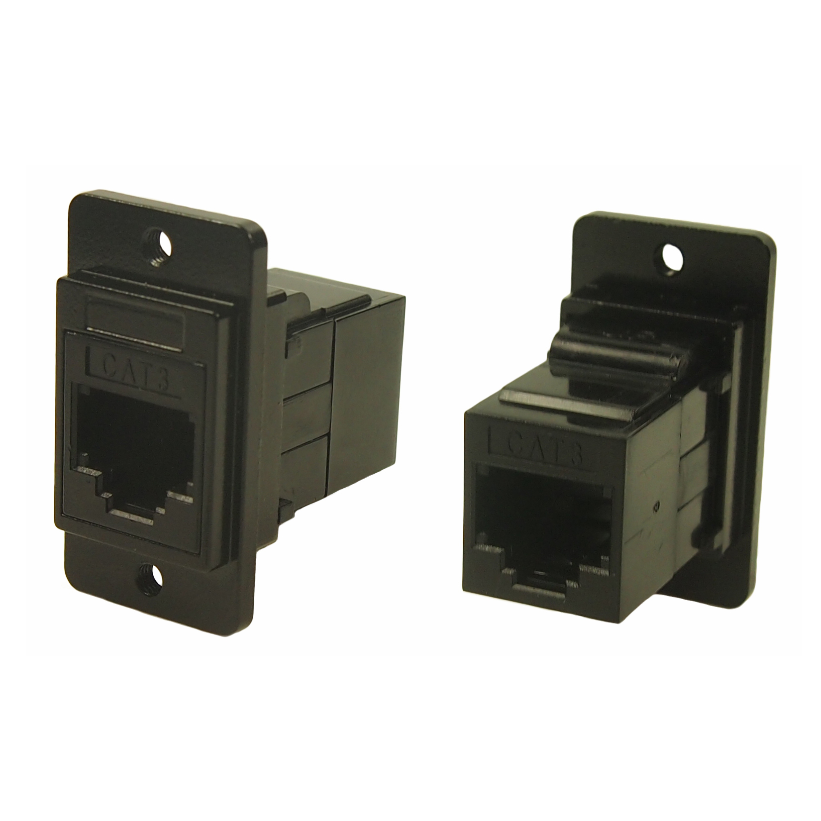 【CP30724MB3】DUALSLIM BLACK METAL CAT3 RJ12 M