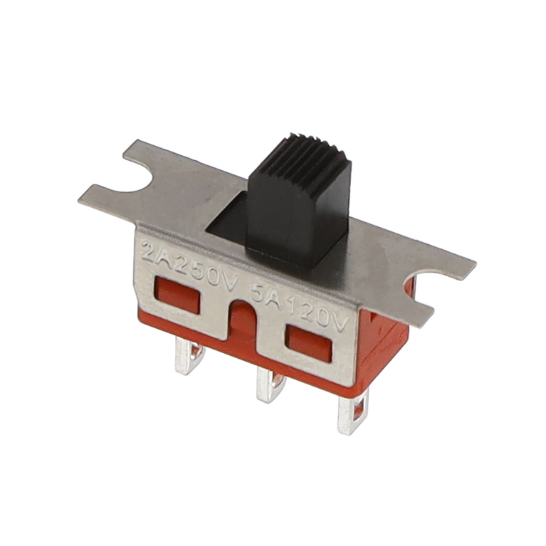【MFS 126 D】SLIDE SWITCH, ON-ON, SILVER-PLAT