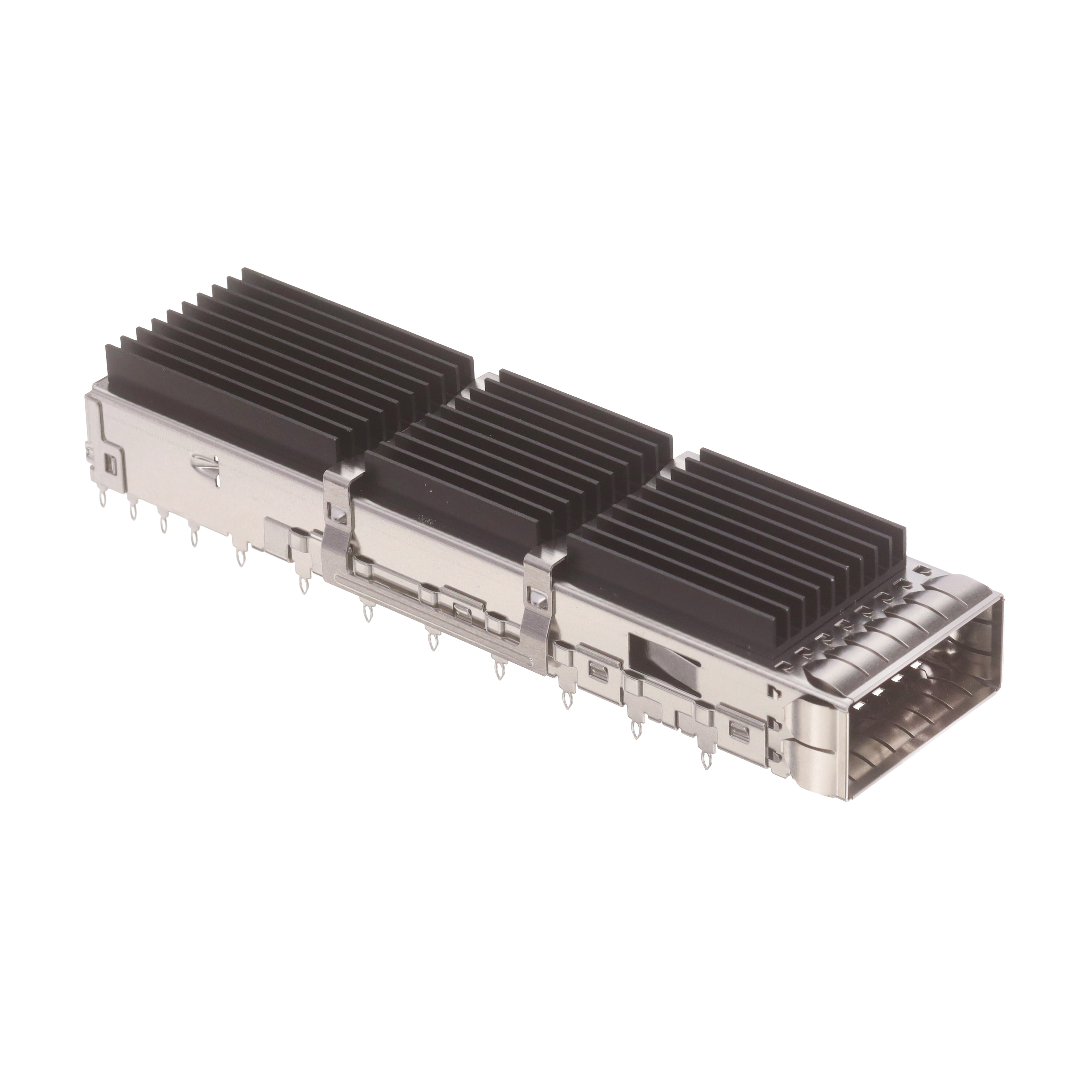 【2385823-2】OSFP-RHS 1X1, W/ EXTRUDED HS, SA