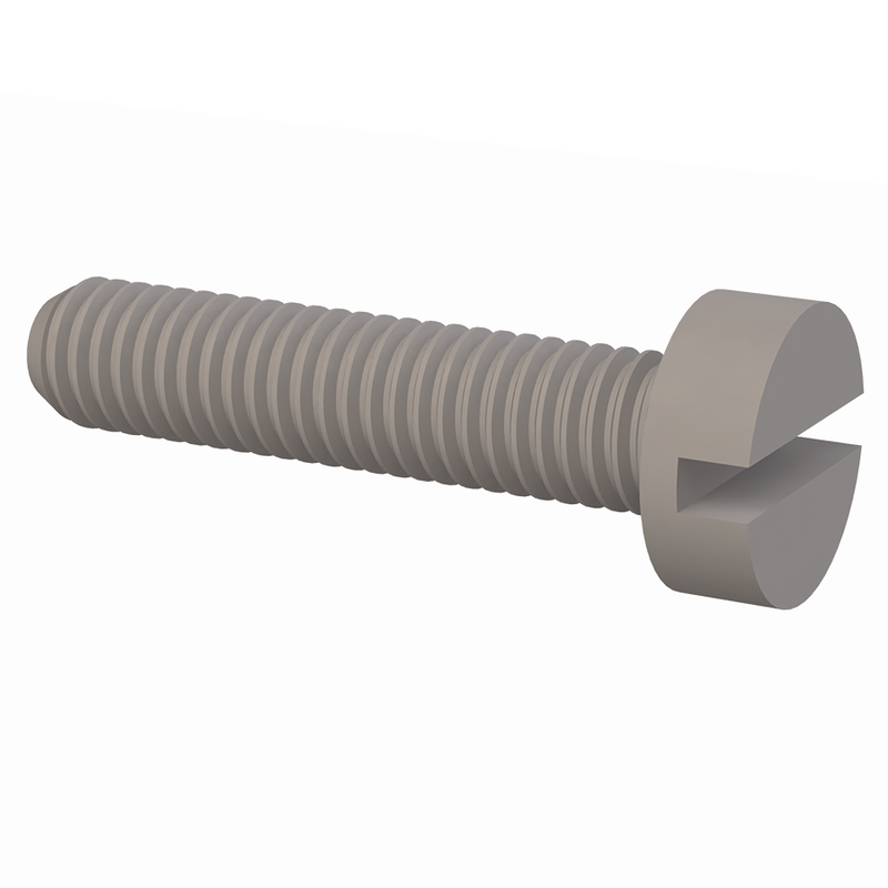 【50M030050D014】CHEESE SLOTTED SCREW, M3 X .5 TH